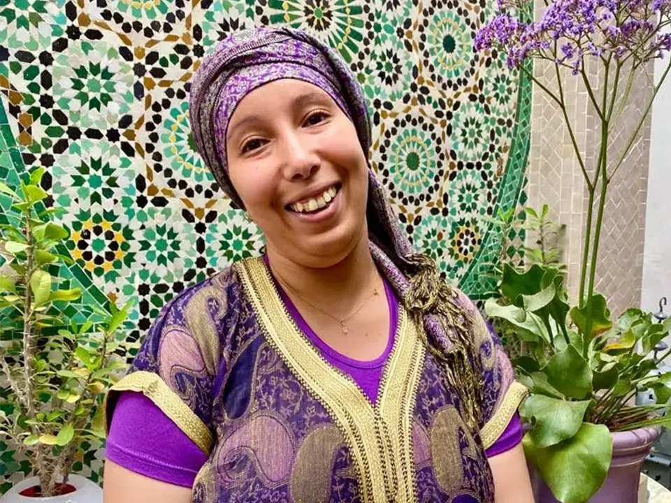 Rajaa, our beautician